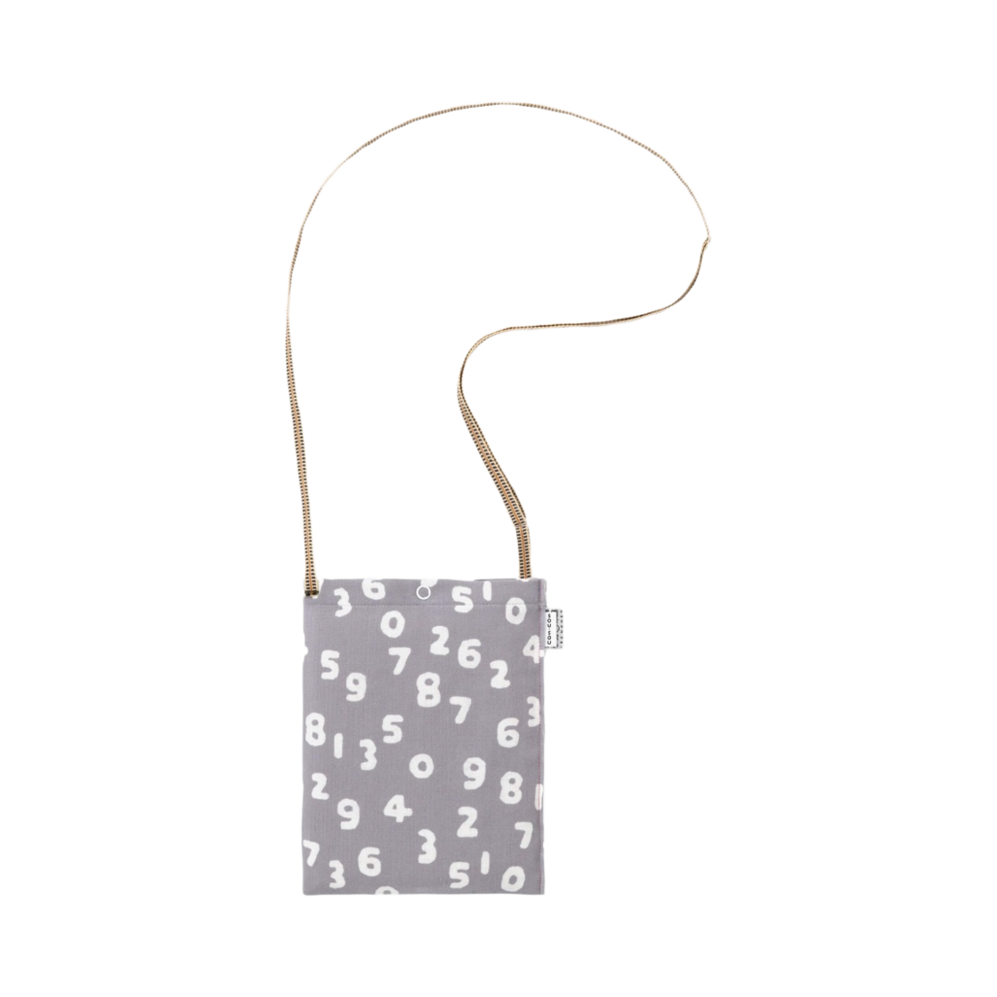소우소우 이세모멘 코튼 스탬프북 백 페일 그레이(Sou Sou Isemomen Cotton Stampbook Bag Pale Grey)