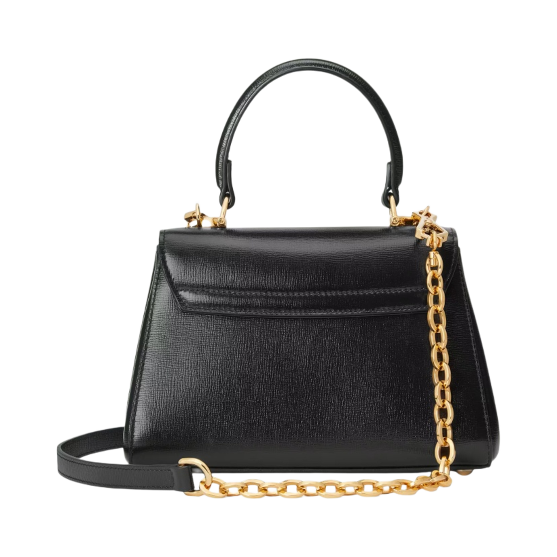구찌 홀스빗 1955 탑 핸들백 블랙(Gucci Horsebit 1955 Top Handle Bag Black) - 3