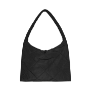 COS Diamond Quilted Oversized Shoulder Bag Black