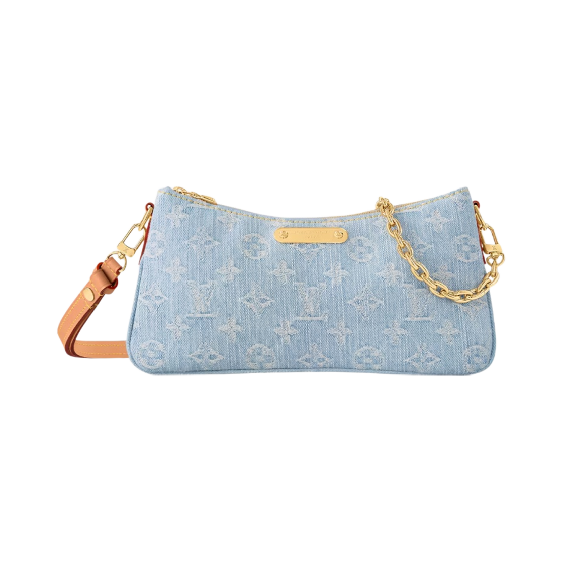 루이비통 리브 포쉐트 모노그램 스카이 블루 데님(Louis Vuitton Liv Pochette Monogram Sky Blue Denim) - 1