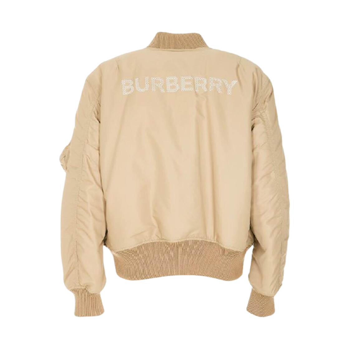 버버리 그레이브스 백 로고 봄버 자켓 베이지(Burberry Graves Back Logo Bomber Jacket Beige) - 2