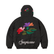 Supreme Needlepoint Hooded Jacket Black - 23FW