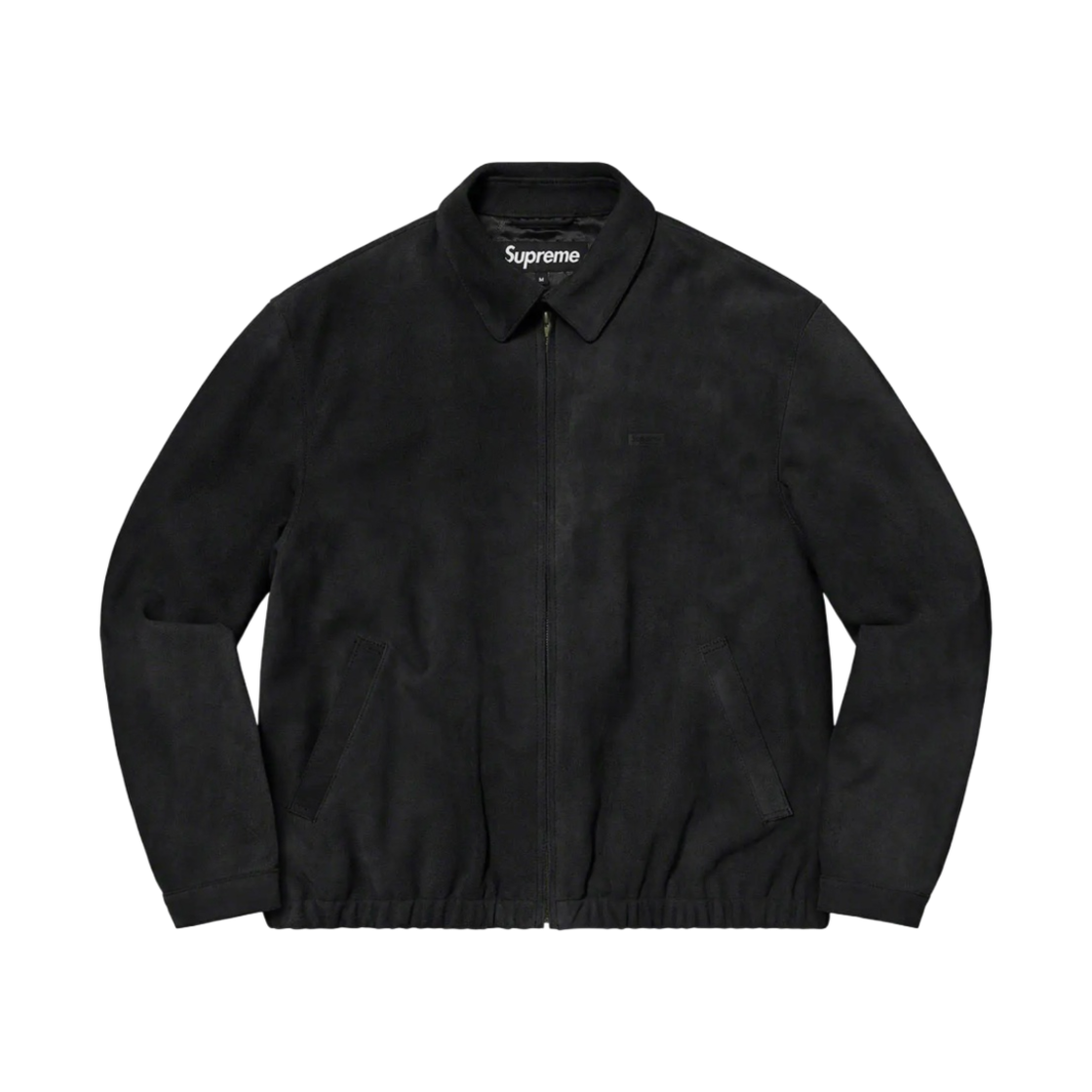 슈프림 스웨이드 해링턴 자켓 블랙 - 21SS(Supreme Suede Harrington Jacket Dusty Black - 21SS) - 1