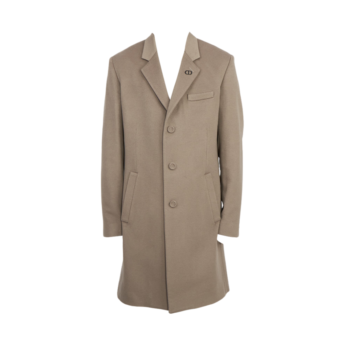 디올 로고 캐시미어 코트 브라운(Dior Logo Cashmere Coat Brown) - 1