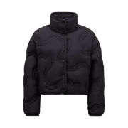 (W) Moncler Beryl Short Down Jacket Dark Blue - 24FW