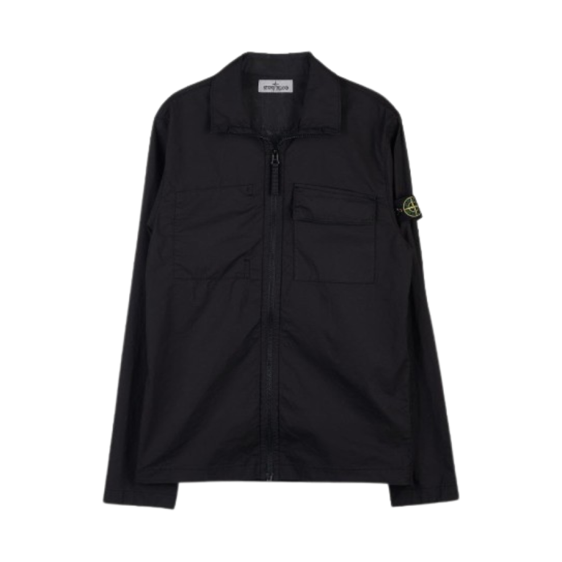 761610402-V0029 (Kids) Stone Island 10402 Wappen Logo Pocket Jacket Black - 22SS