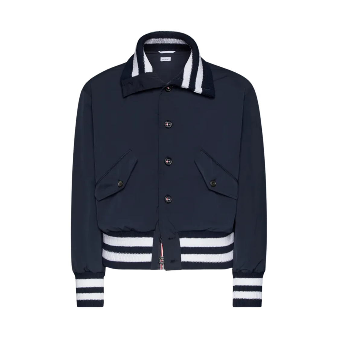 MJU235A-F0725-415 Thom Browne Tech Flight Jacket Blue
