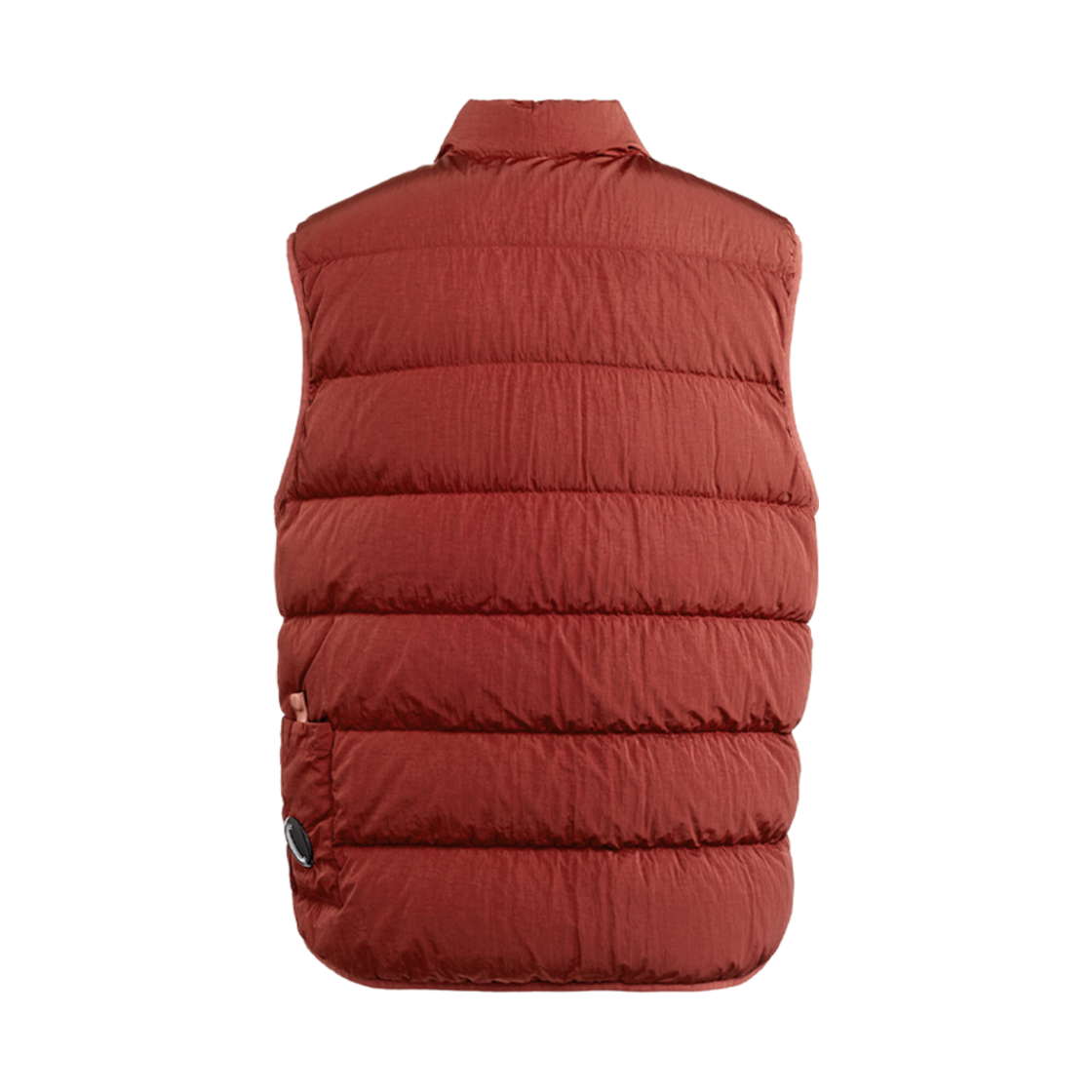 C.P. 컴퍼니 에코 크롬-R 다운 베스트 케첩 레드 - 23FW(C.P. Company Eco-Chrome R Down Vest Ketchup Red - 23FW) - 3