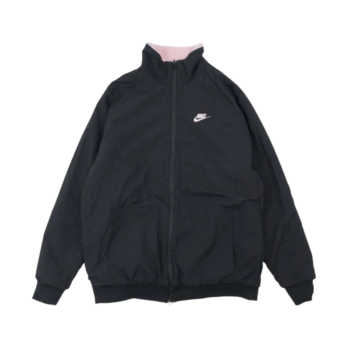 나이키 빅 스우시 풀 집 자켓 핑크 블랙(Nike Big Swoosh Full Zip Jacket Pink Black) - 2