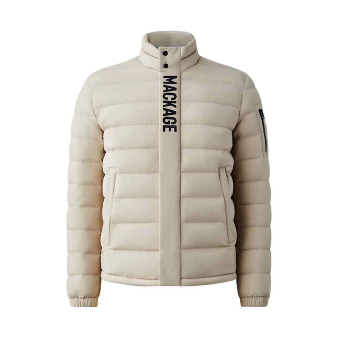 맥카지 피어스 스트래치 라이트 다운 자켓 스탠드 칼라 베이지(Mackage Piers Stretch Light Down Jacket with Stand Collar Beige)