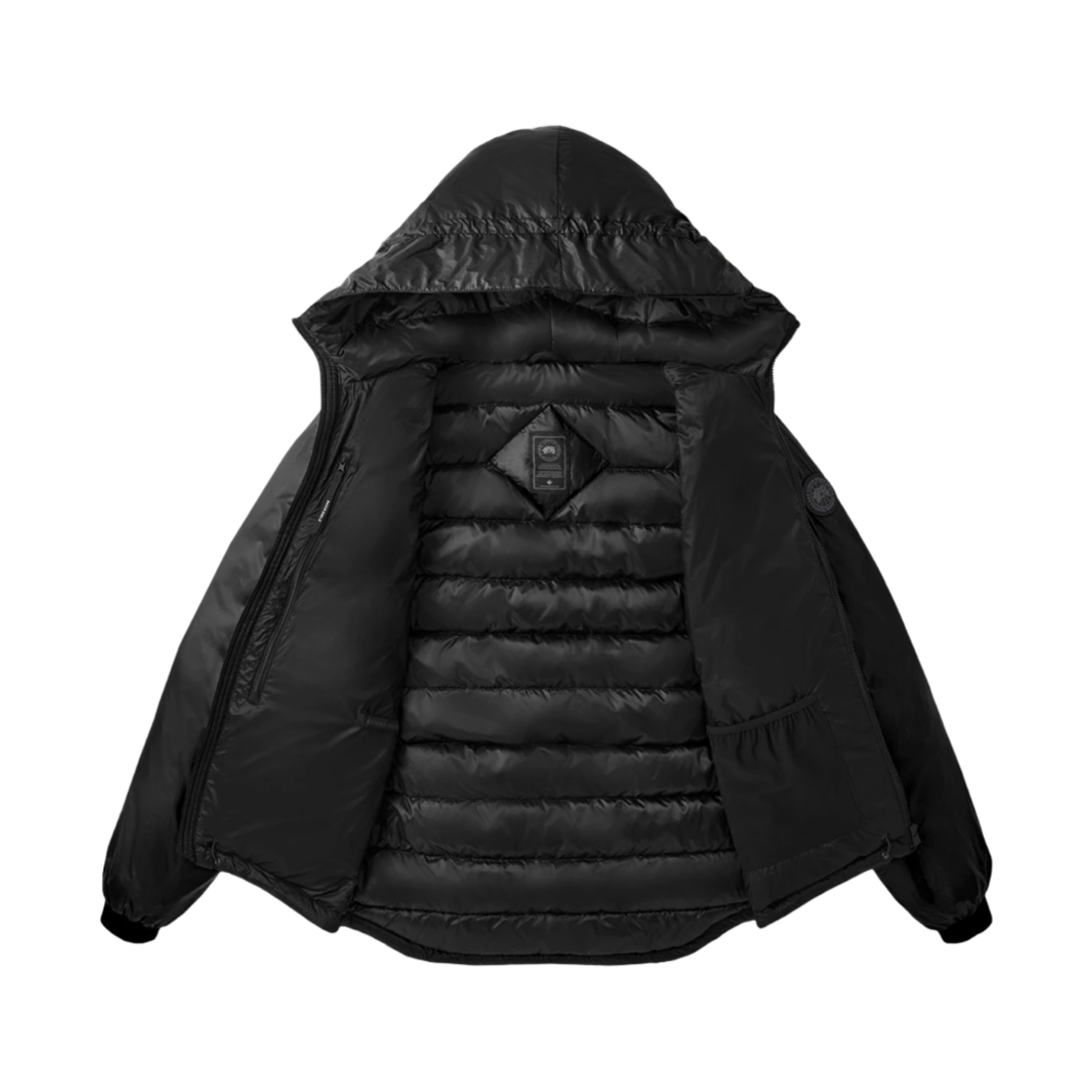 캐나다 구스 롯지 후디 블랙 라벨 블랙 샤인(Canada Goose Lodge Hoody Black Label Black Shine) - 2