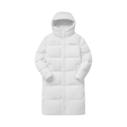(W) Discovery Expedition Lester G RDS Small Logo Goose Long Down Jacket White
