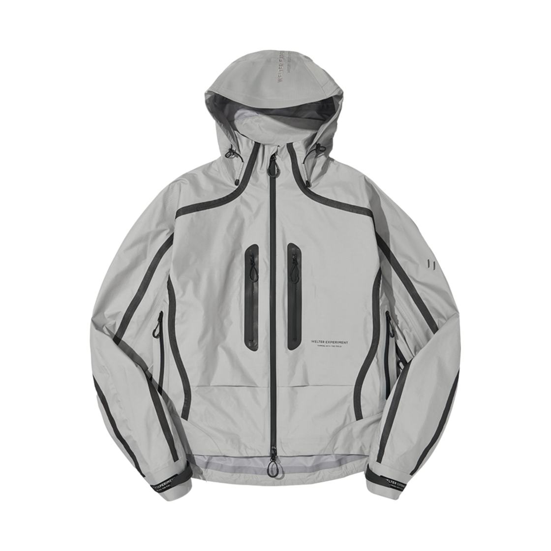 웰터 익스페리먼트 웨이브 포켓 자켓 라이트 그레이(Welter Experiment Wave Pocket Jacket Light Gray)