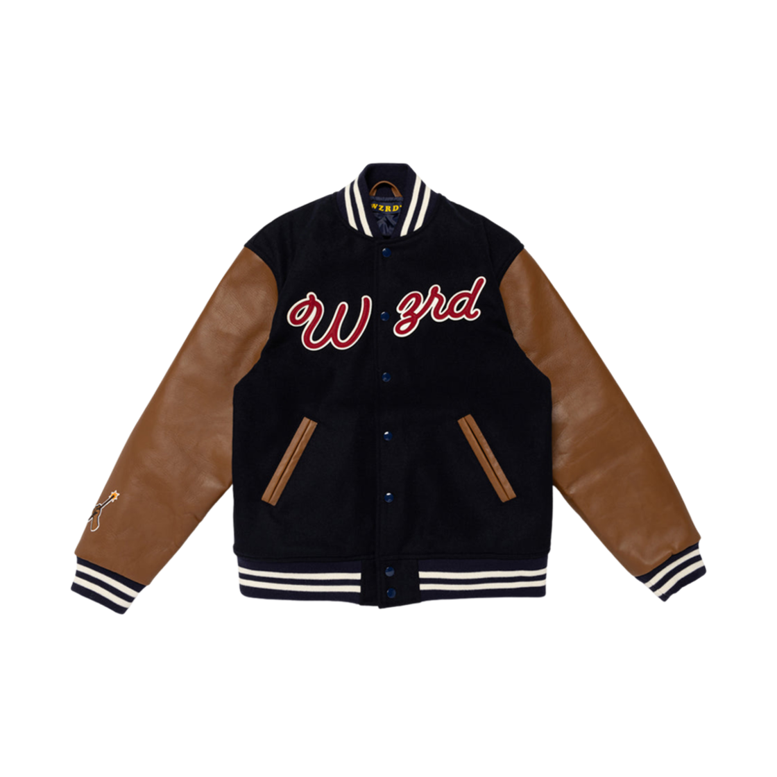 위저드 바시티 자켓 네이비(WZRD Varsity Jacket Navy) - 1