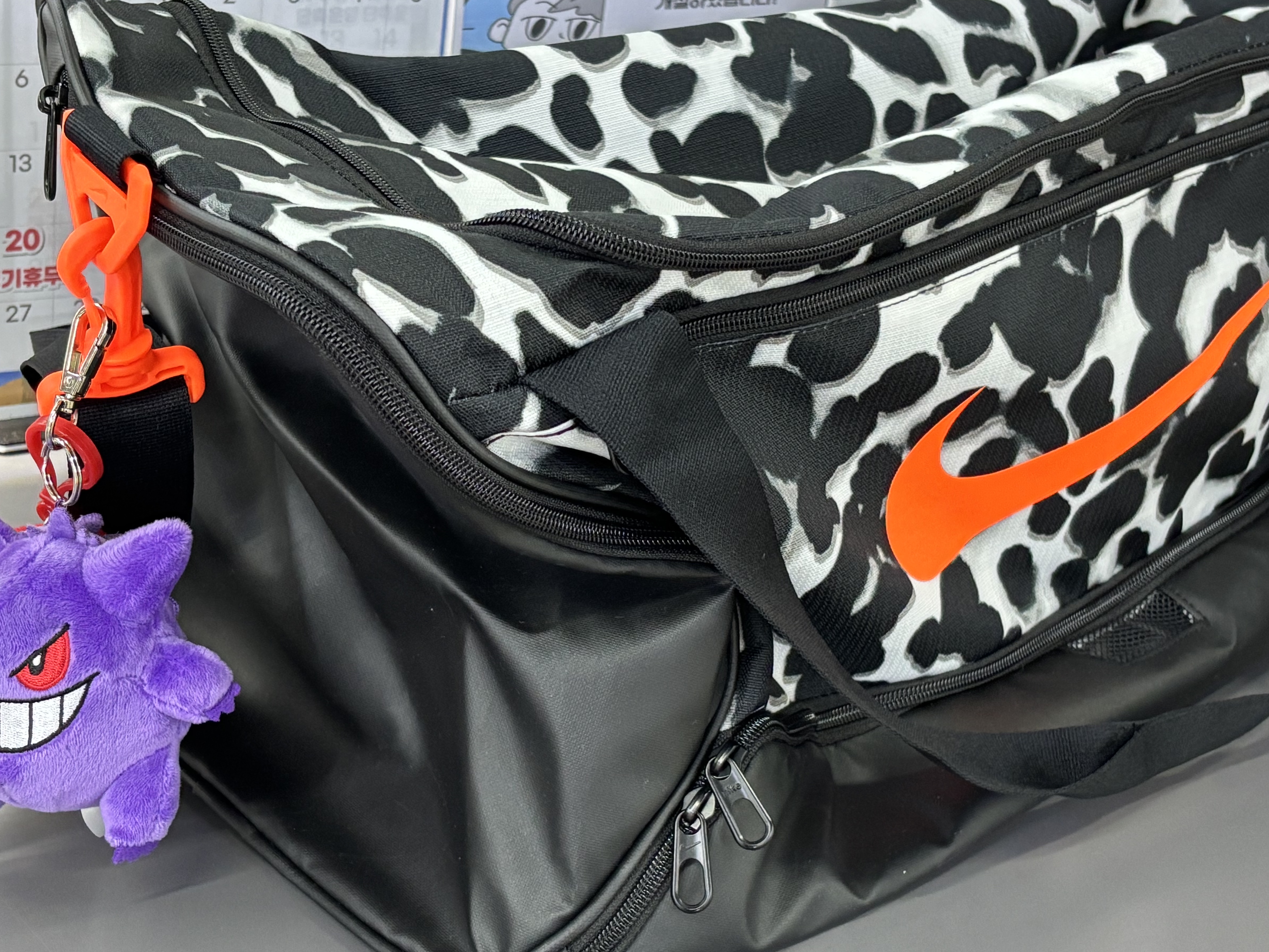 Nike Brasilia Training Duffel Bag Medium 60L Light Smoke Grey Black Total Orange, Many a Little Pokemon Phantom Keyring 8Cm 착용 스타일 - 1