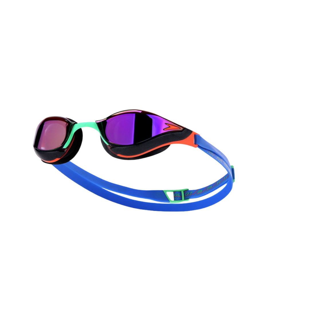스피도 패스트스킨 퓨어 포커스 미러 스윔 고글 퍼플 - 아시아 핏(Speedo Fastskin Pure Focus Mirror Swim Goggles Purple - Asia Fit)