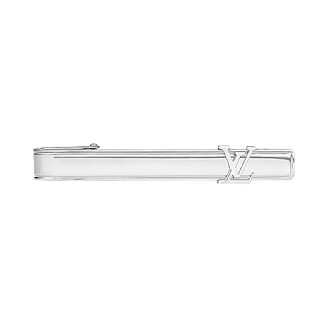 M61981 Louis Vuitton LV Initials Tie Clip Silver