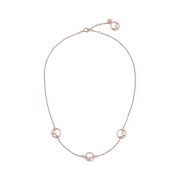 (W) Fendi F is Fendi Necklace Rose Gold