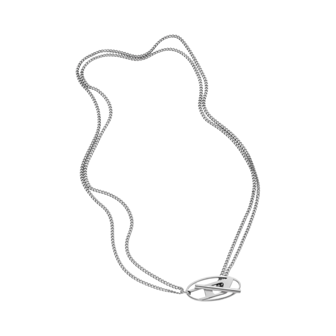 Diesel Diesel Dx1534 Stainless Steel Chain Necklace Silver · ONE SIZE