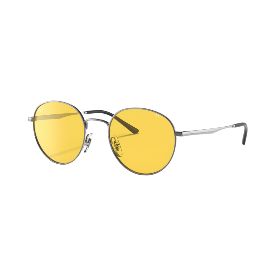 레이밴 RB3681 이볼브 폴리쉬드 건메탈 프레임 옐로우 포토크로믹 렌즈(Ray-Ban RB3681 Evolve Polished Gunmetal Frame Yellow Photochromic Lenses) - 1