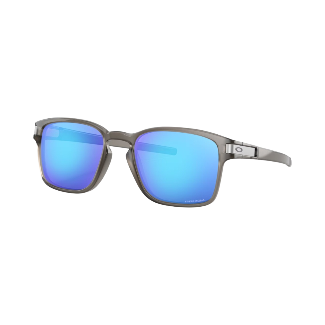 오클리 래치 스퀘어 매트 그레이 잉크 프레임 프리즘 사파이어 렌즈 로우 브릿지 핏(Oakley Latch Square Matte Grey Ink Frame Prizm Sapphire Lenses Low Bridge Fit) - 1