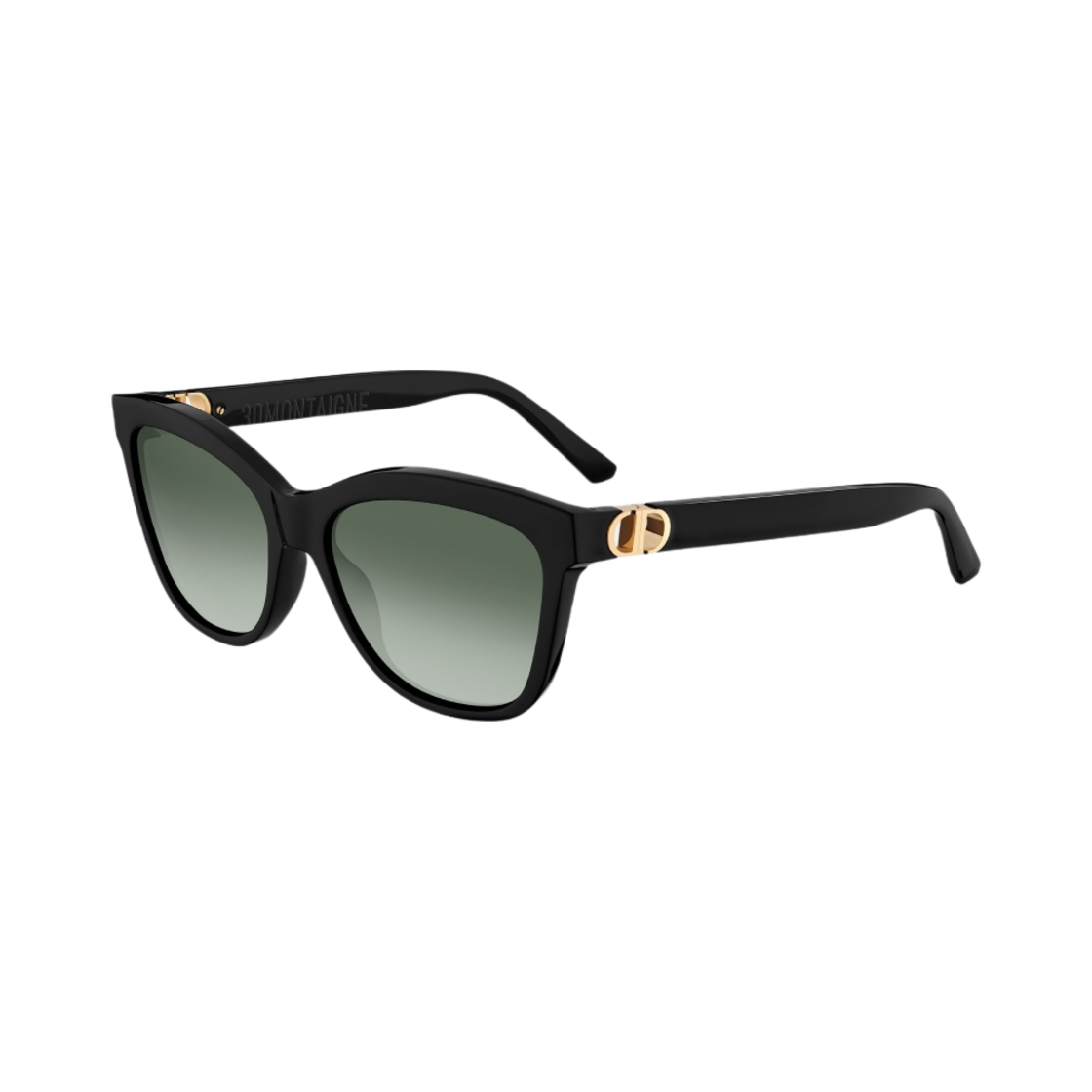 (W) 디올 30몽테뉴 미니 BI 버터플라이 선글라스 블랙((W) Dior 30Montaigne Mini BI Butterfly Sunglasses Black) - 1
