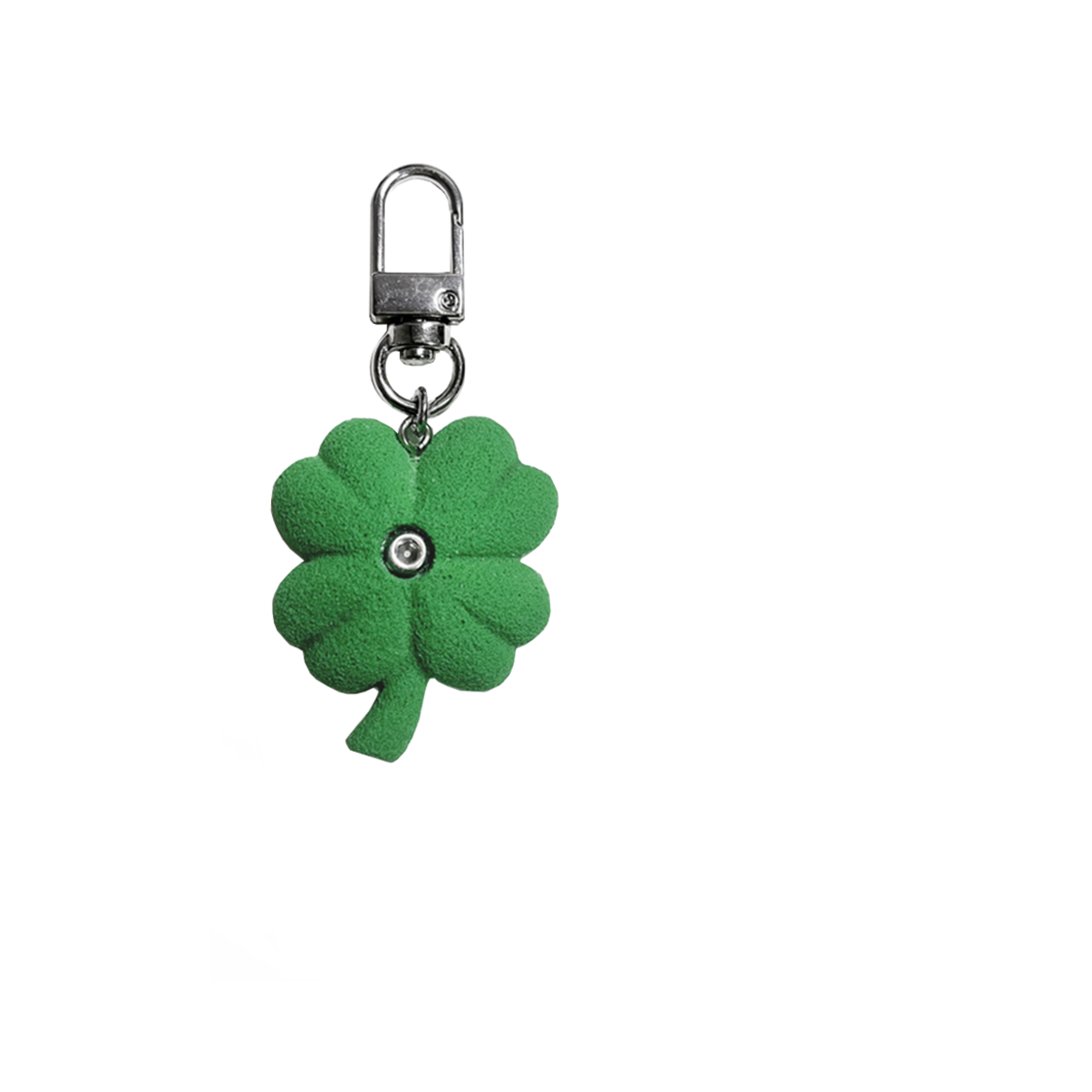 cmce00gr ALLTAGLICH Handmade Climbing Four Leaf Clover Hold Keyring ForestGreen - 대표 이미지 #1