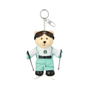 Starbucks Ski Bearista Keychain