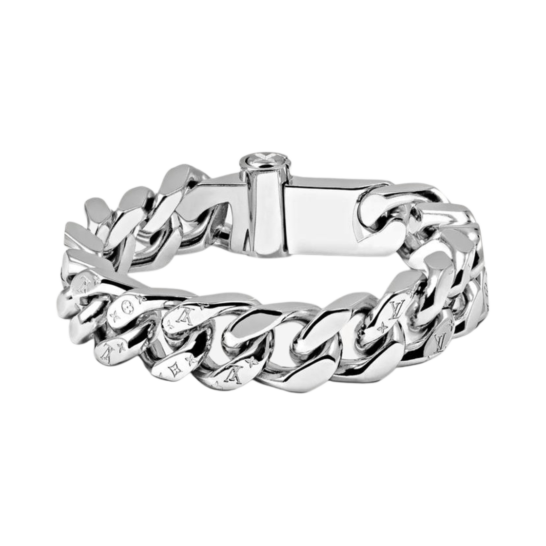 루이비통 체인 링크 브레이슬릿 실버