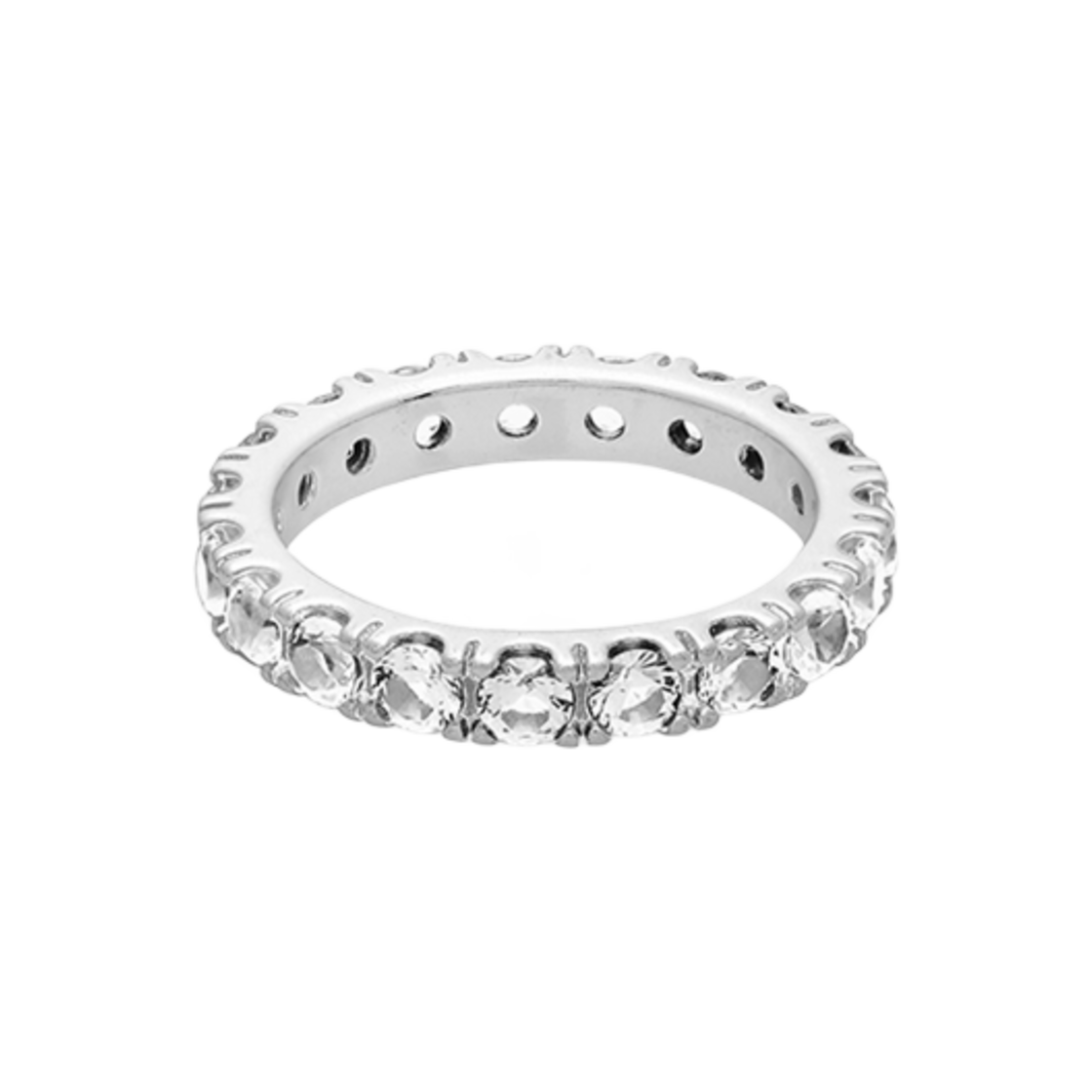 (W) 판도라 스파클링 로우 이터니티 링 스털링 실버 클리어((W) Pandora Sparkling Row Eternity Ring Sterling Silver Clear)