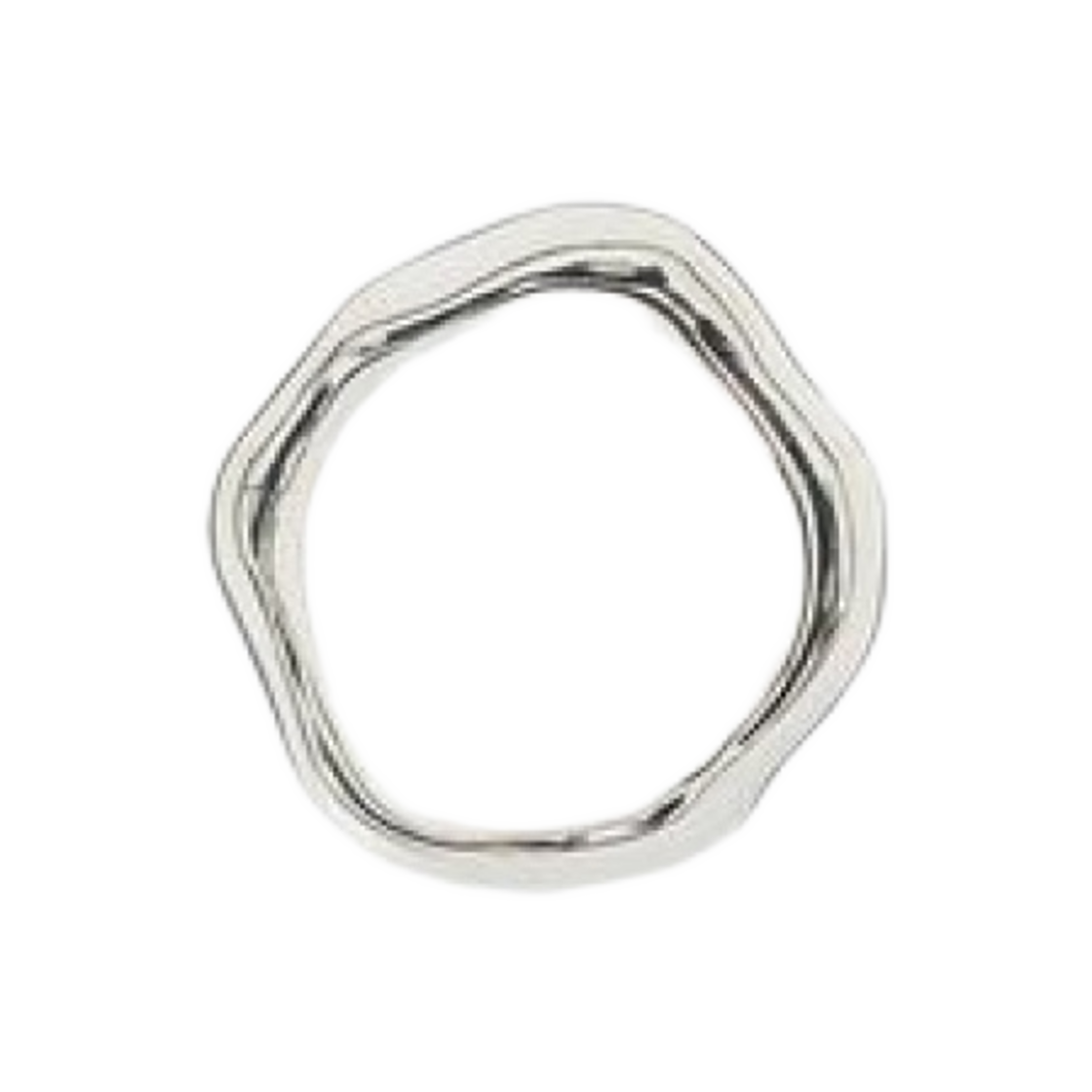 J30UQ0008-J12003-045 Jil Sander Handcrafted Brass Ring Silver