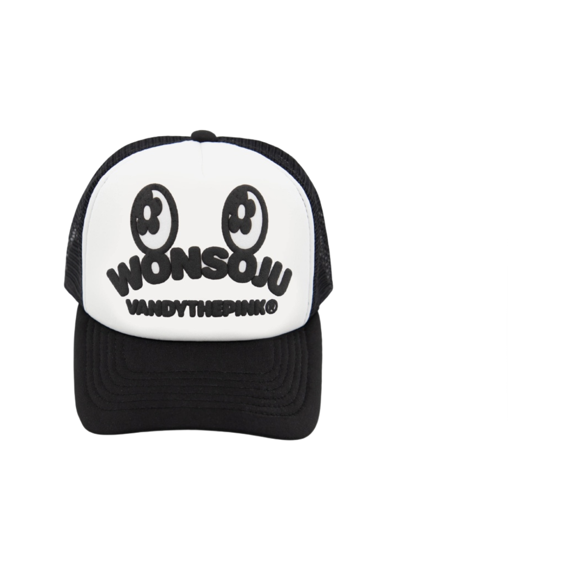 반디 더 핑크 x 원소주 트러커 햇 블랙(Vandy The Pink x Wonsoju Trucker Hat Black)