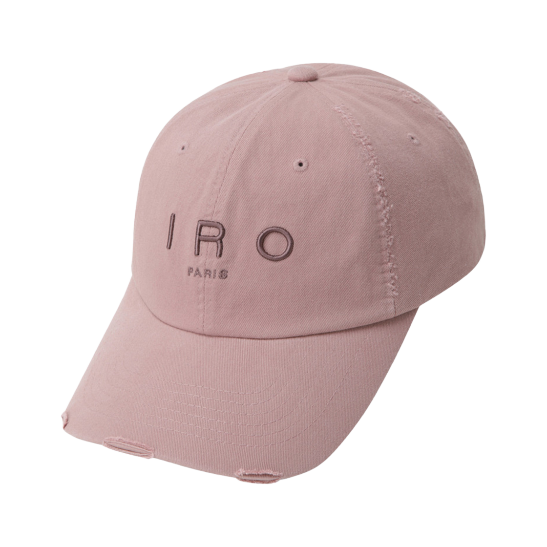 이로 베이직 로고 코튼 볼캡 핑크(Iro Basic Logo Cotton Ball Cap Khaki)