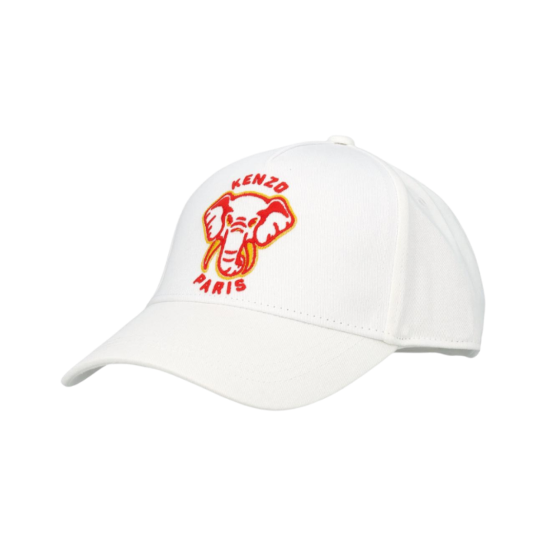 K60385-12P (Kids) Kenzo Cotton Baseball Cap Ivory