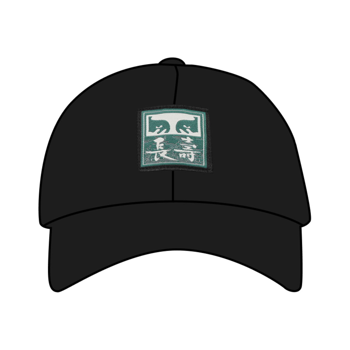 - Obey x Jangsu Eyes Icon Ball Cap Black