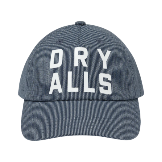 Human Made 6-Panel Striped Denim Cap Indigo