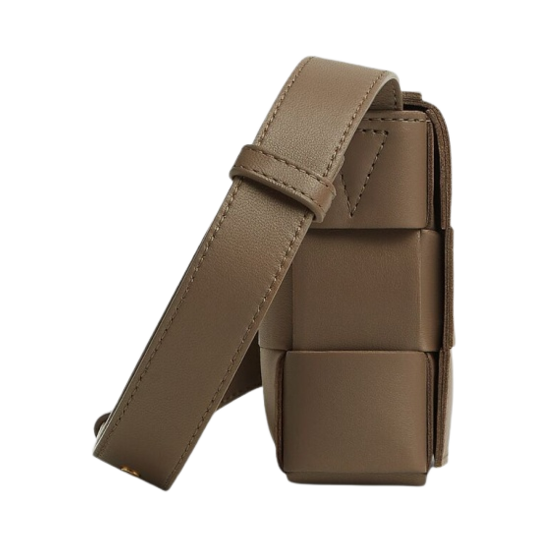 보테가 베네타 스몰 램스킨 레더 카세트백 토프 그레이(Bottega Veneta Small Lambskin Leather Cassette Taupe Grey) - 2