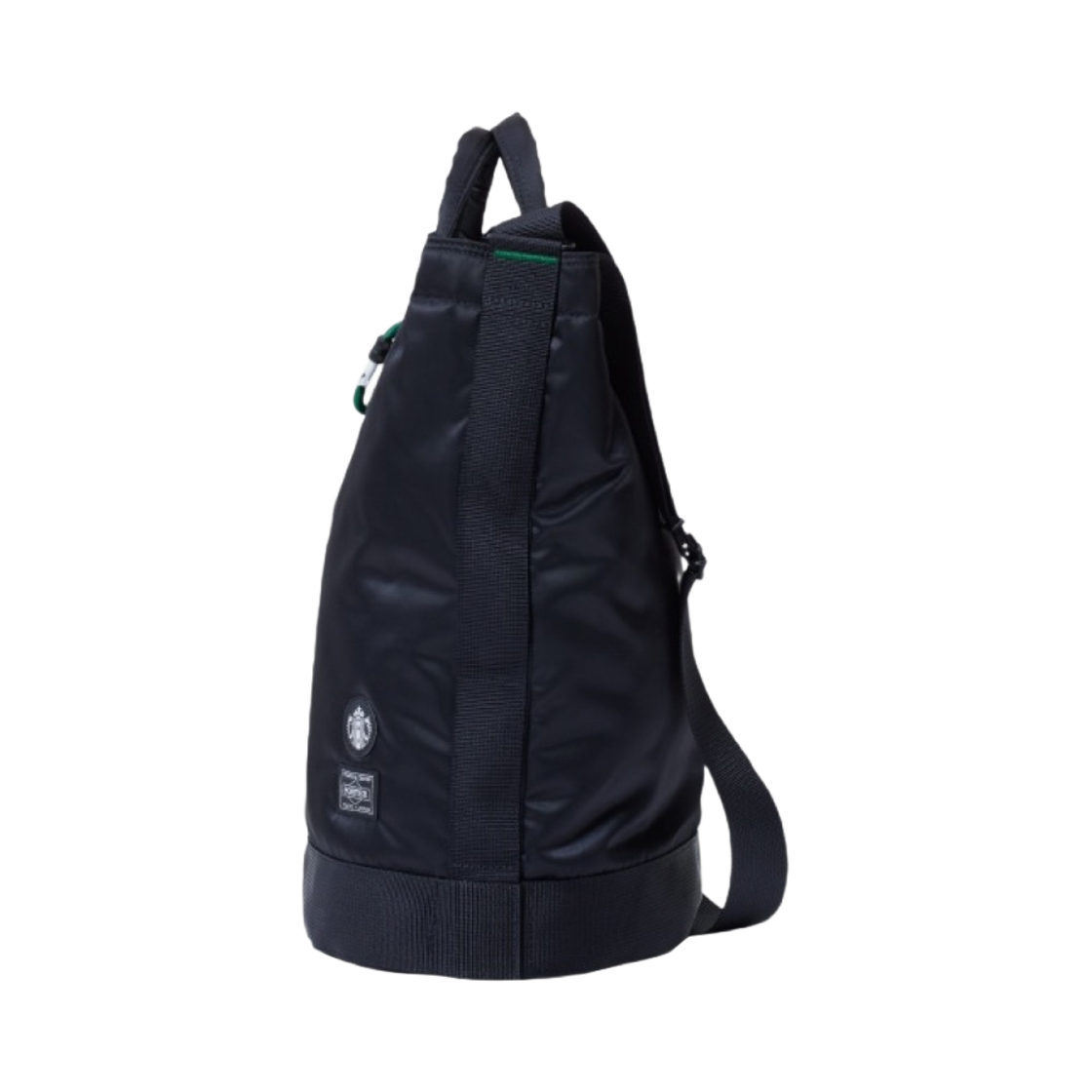 포터 x 스타벅스 커피 빈 쉐입 드럼백 블랙(Porter x Starbucks Coffee Bean Shape Drum Bag Black) - 2