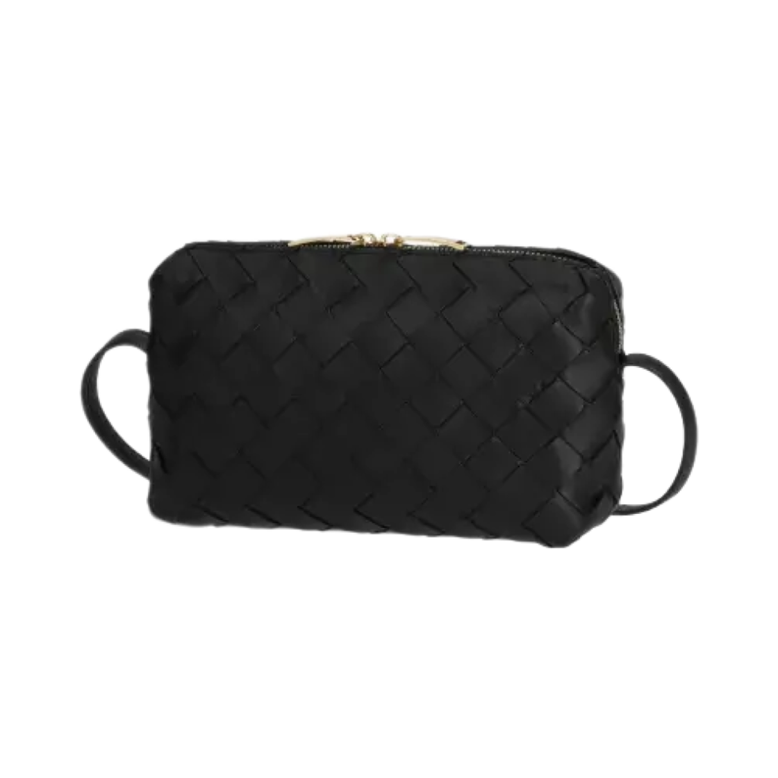 보테가 베네타 인트레치아토 크로스바디백 블랙(Bottega Veneta Intrecciato Crossbody Bag Black) - 2