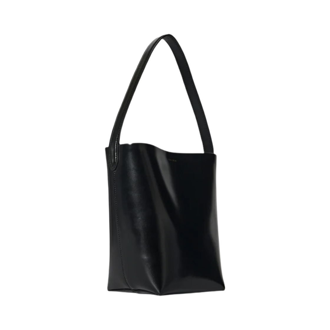 더 로우 스몰 N/S 파크 레더 토트백 폴리쉬드 카프스킨 레더 블랙(The Row Small N/S Park Tote in Polished Calfskin Leather Black) - 2
