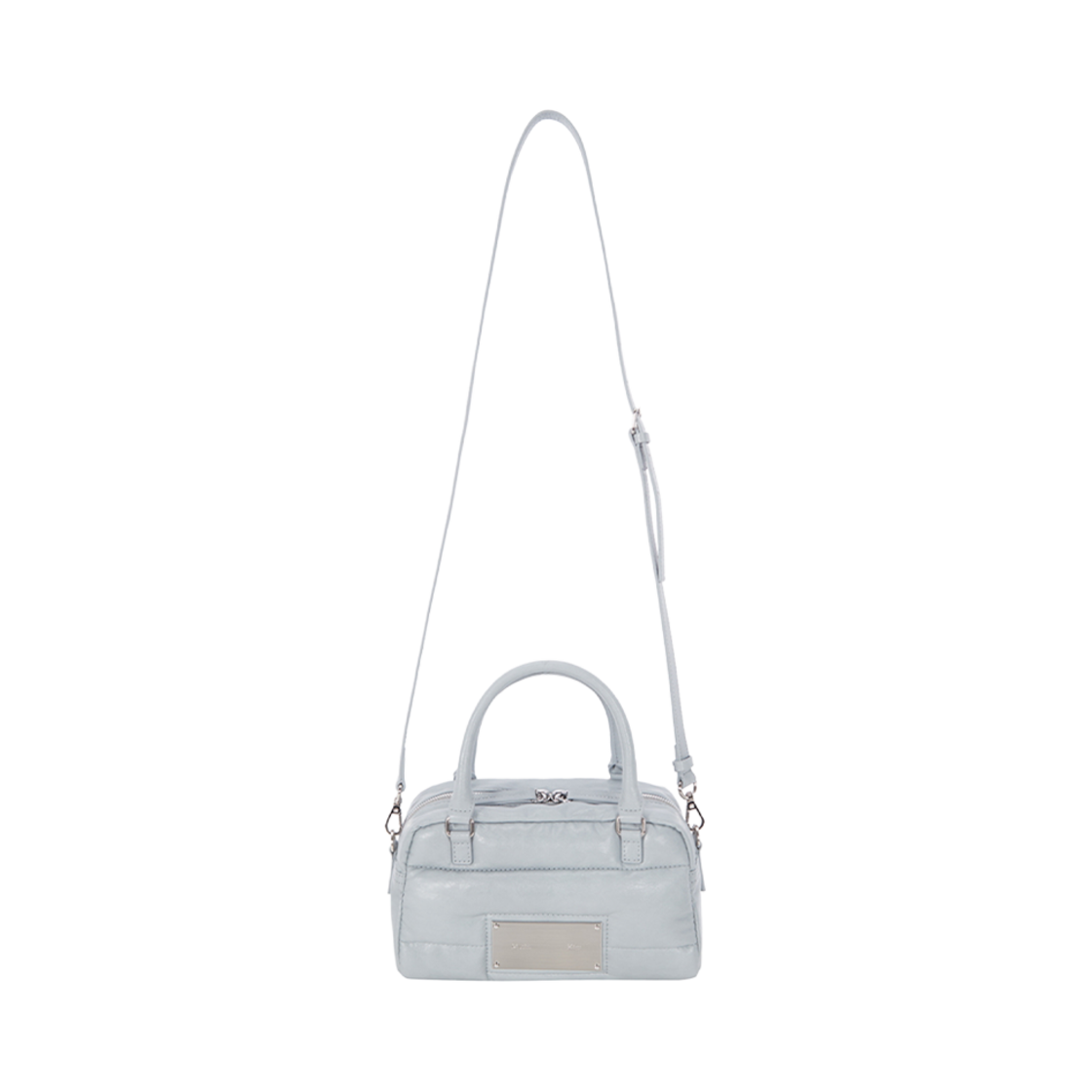 마뗑킴 포우 레더 베이비 스포티 토트백 스카이(Matin Kim Faux Leather Baby Sporty Tote Bag Sky) - 3