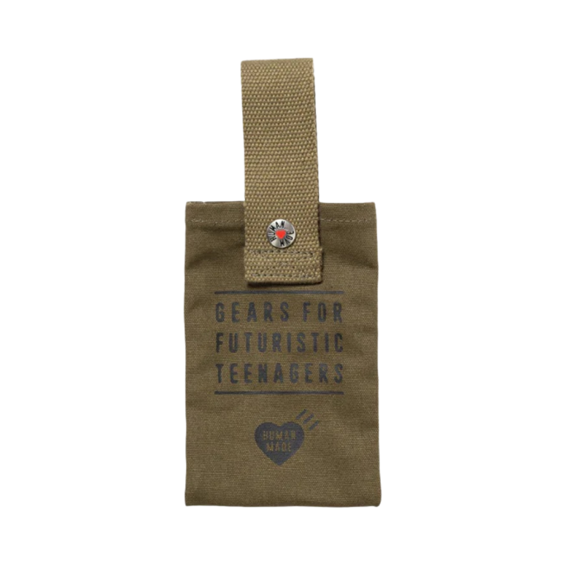 HM26GD046 Human Made Handle Pouch Olive Drab