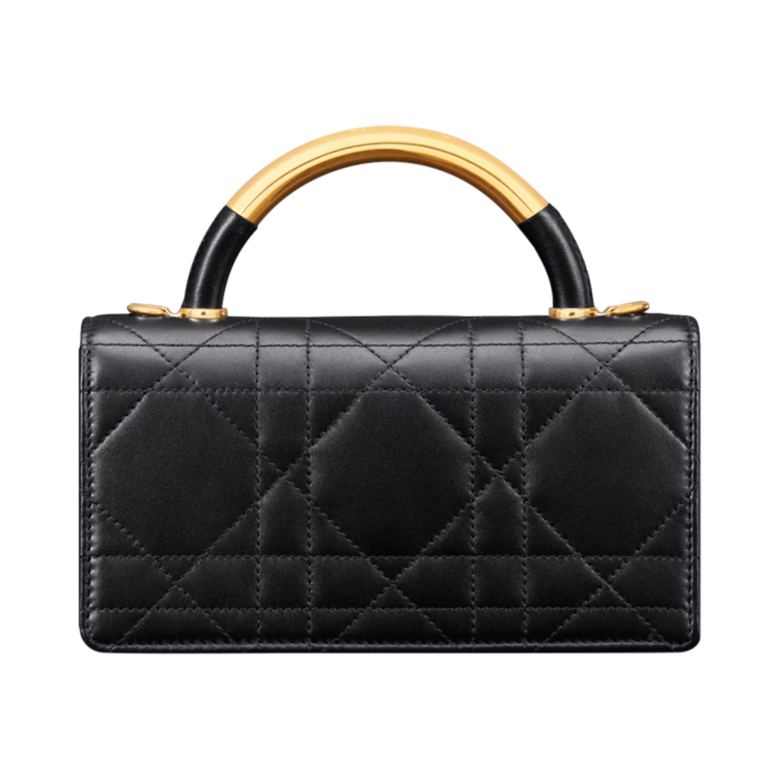 디올 미니 디올 앙쥬 백 매크로까나쥬 카프스킨 블랙(Dior Mini Dior Ange Bag Macrocannage Calfskin Black) - 2