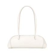 COS Eastside Mini Bowling Bag Leather White
