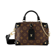 Louis Vuitton Petite Malle Souple Monogram Canvas Black