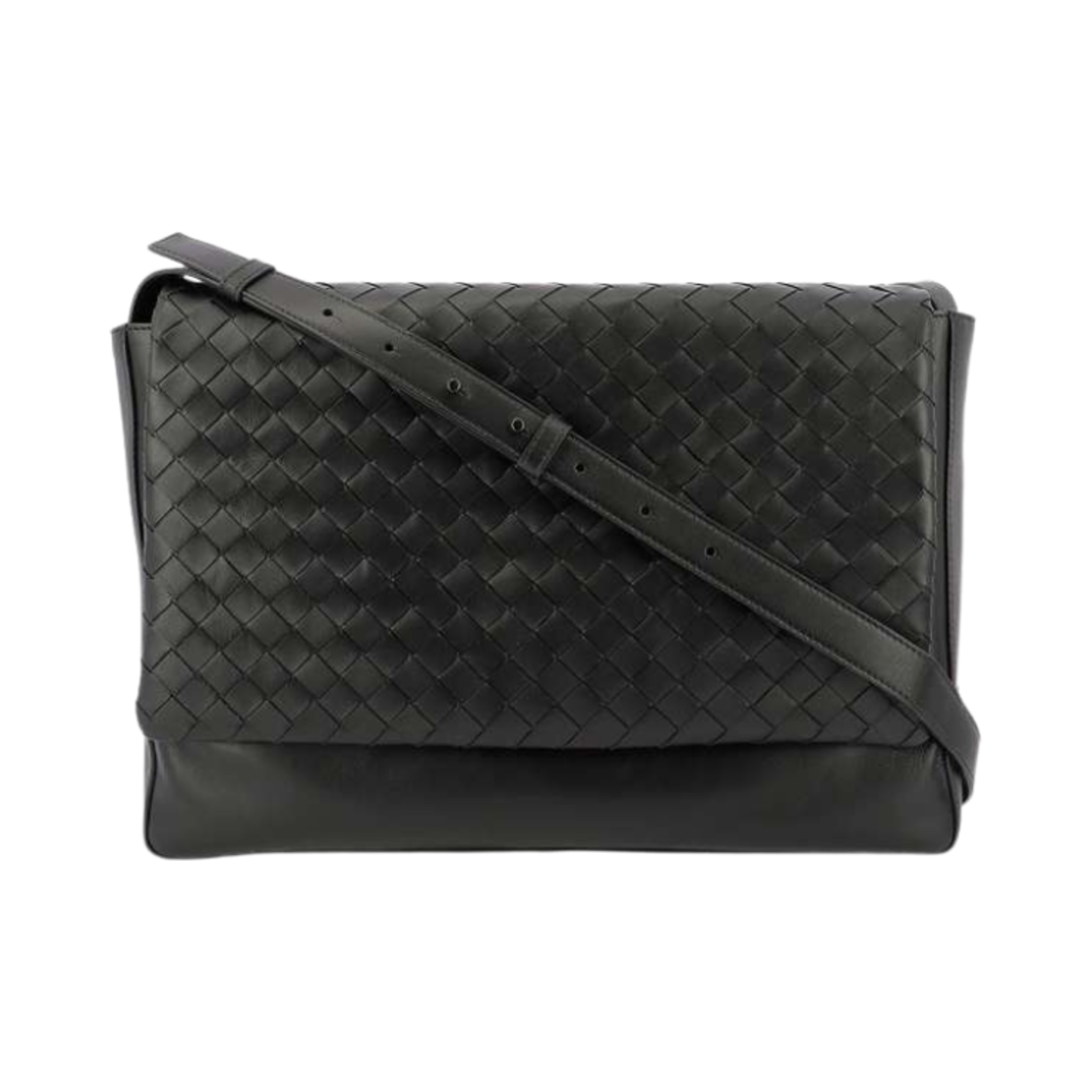 보테가 베네타 메신저 숄더백 블랙(Bottega Veneta Messenger Shoulder Bag Black) - 1