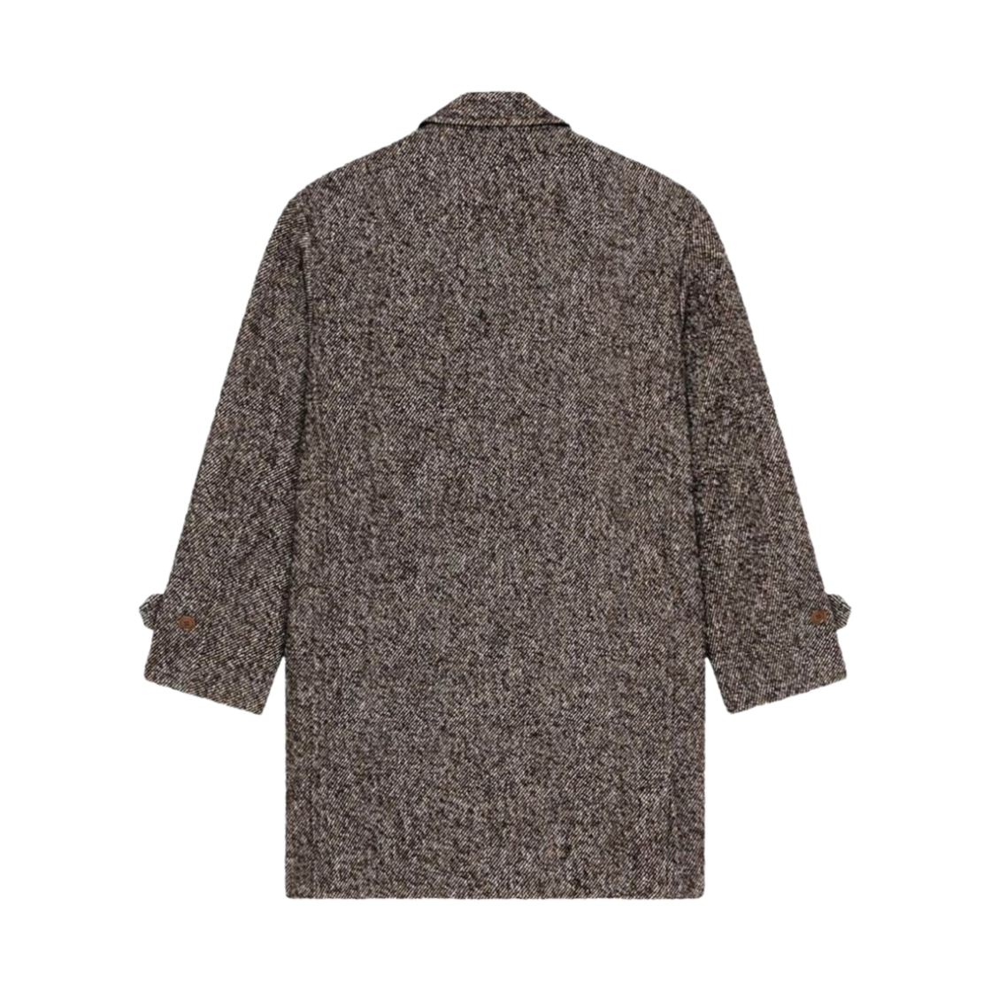 겐조 베리게이티드 울 코트 모로칸 브라운(Kenzo Variegated Wool Coat Moroccan Brown) - 2
