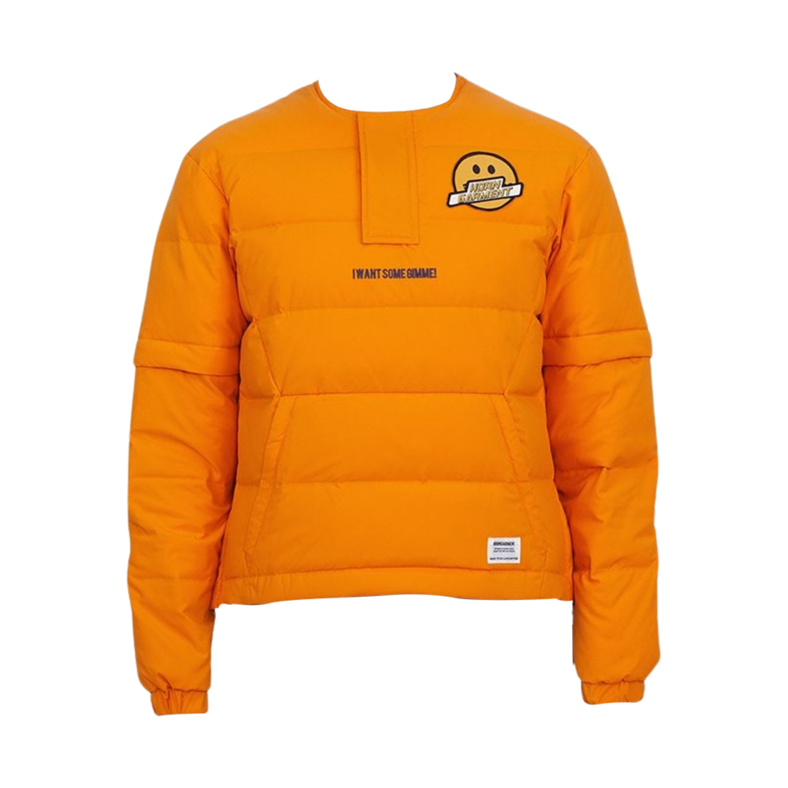 HCW-2C-AD51 (W) Horn Garment Golf Wear Padding Jacket Orange