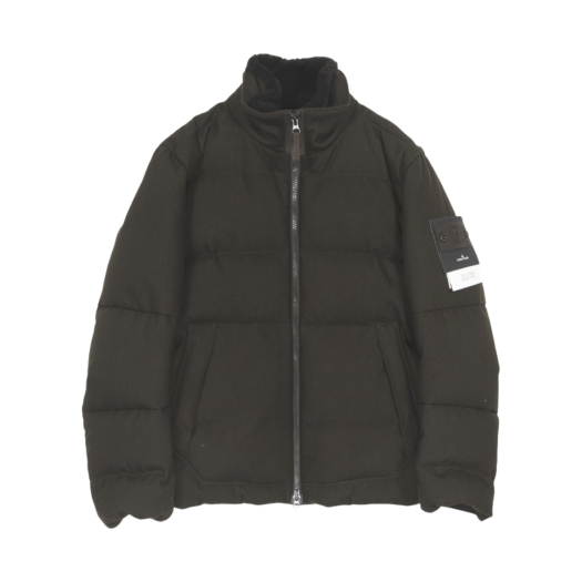 Stone Island 440F1 Ghost Piece SW SL Down Jacket Dark Brown - 21FW
