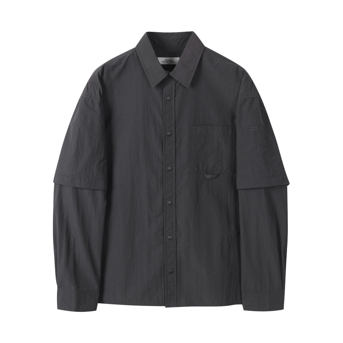 CWSAM25481GYD Customellow Detachable Setup Shirt Dark Gray